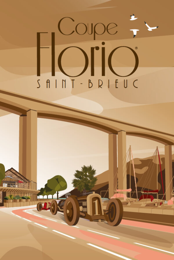 Affiche de la Coupe Florio - Saint-Brieuc